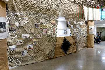 نمایشگاه هفته دفاع مقدس/ پردیس دانشگاه